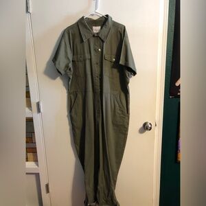 Army Green Jumpsuit